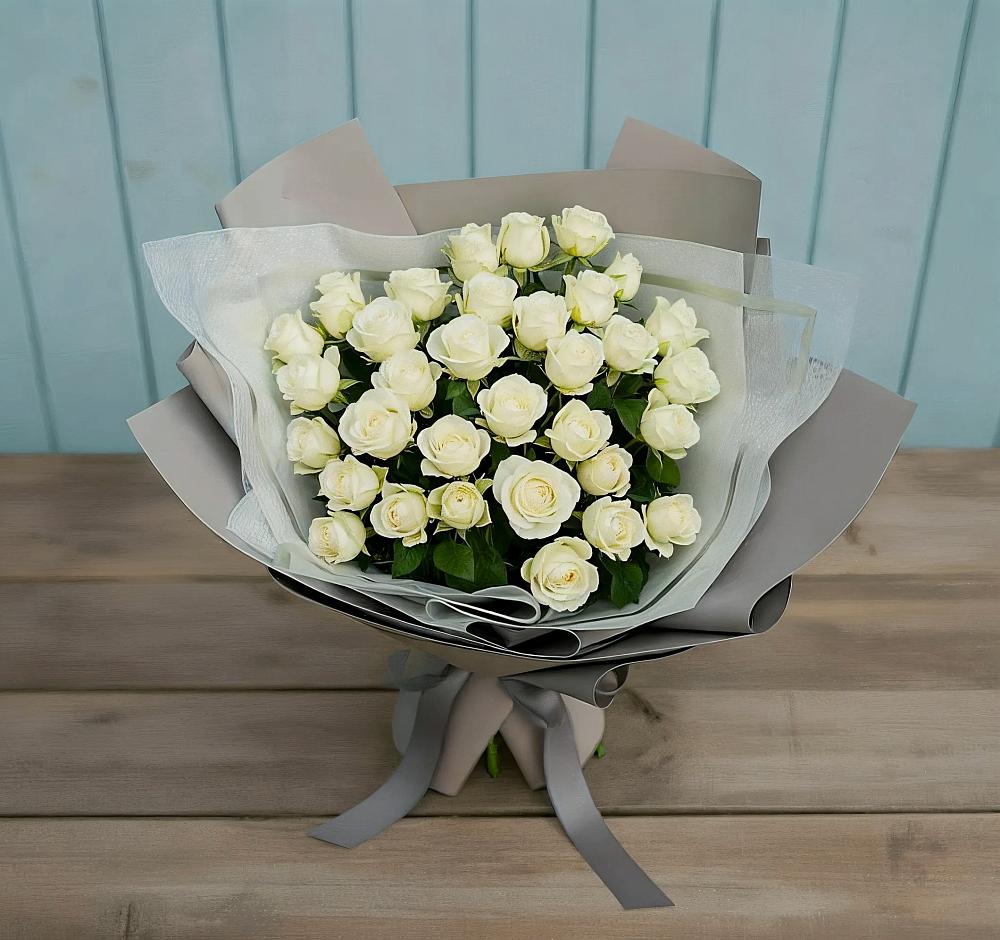 Букет Белоснежная нежность в Лорисе