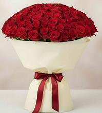 Букет 101 Красная роза Милано в Лорисе