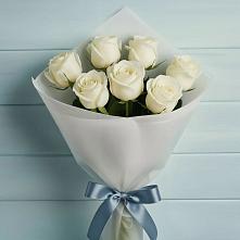 Букет 7 Белых роз Эдлесс Лав #REPLACE_PRED# Лорисе