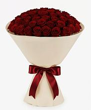 Букет 101 Бордовая роза Блэк Бакарра в Лорисе