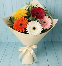 Букет цветов из:  Герберы в Лорисе