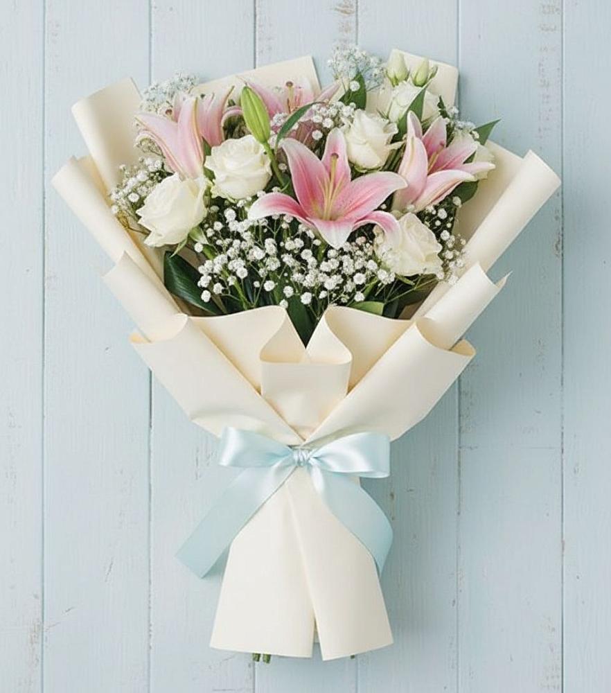 Букет цветов из: Лилии в Лорисе