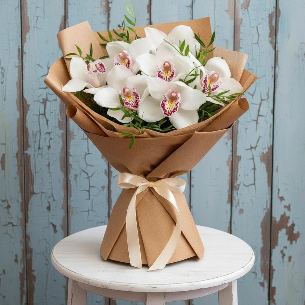 Букет цветов из: Орхидеи и Розы в Лорисе