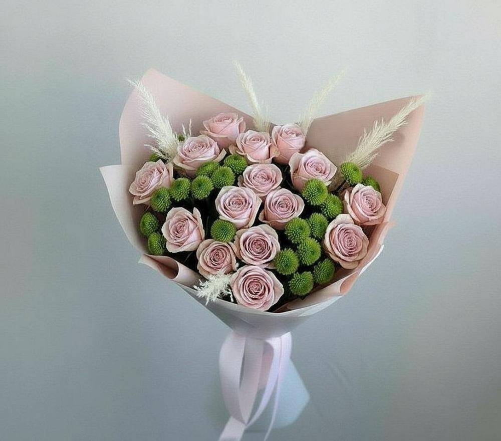 Букет цветов из: Розы и Хризантемы в Лорисе