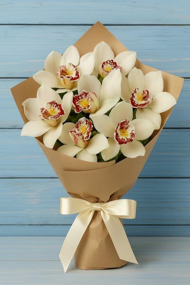 Букет цветов из: Орхидеи и Розы в Лорисе