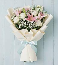 Букет цветов из:  Лилии #REPLACE_PRED# Лорисе