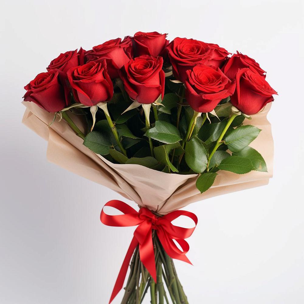 Букет 11 Красных роз Эдлесс Лав в Лорисе